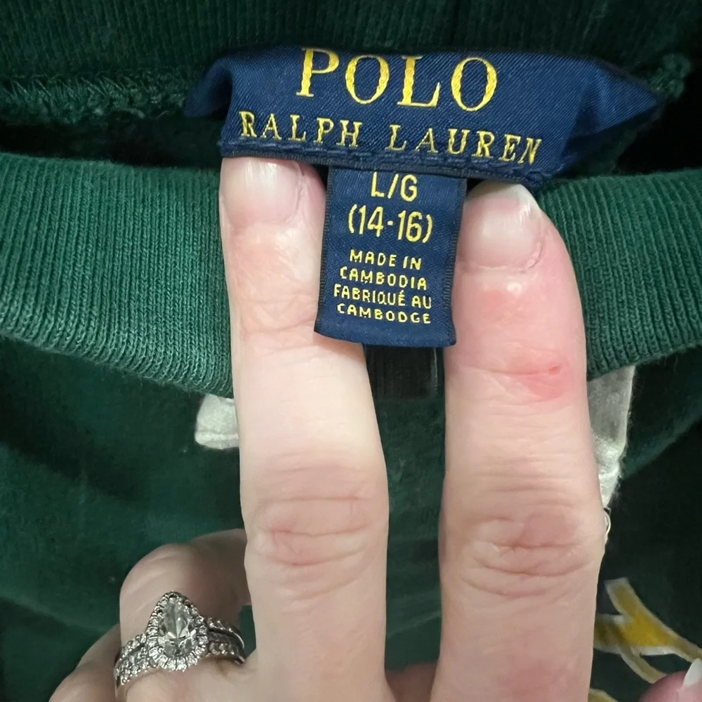 Polo by Ralph Lauren Kids Green Sweatpants EUC - Picture 4 of 4